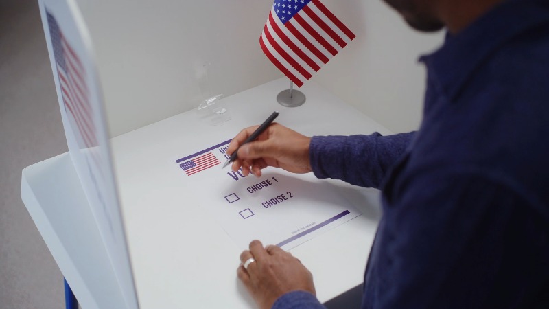 America, Electoral, Voter, Polling Station by Frame Stock Footage ...