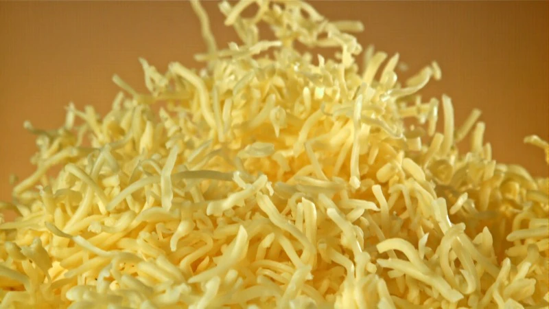 Dropping, Shredded Cheese, Grated Cheese, Orange Background by Artem_ka ...