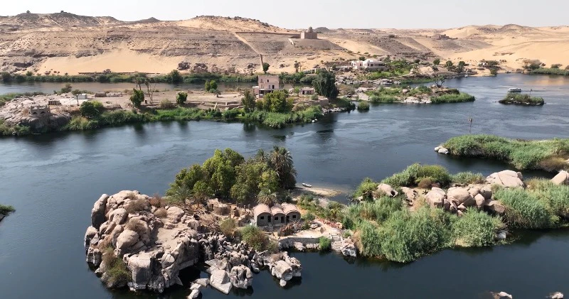 Islamic Site, River, Desert, Aswan by ImAAm – Stock Footage | Artlist