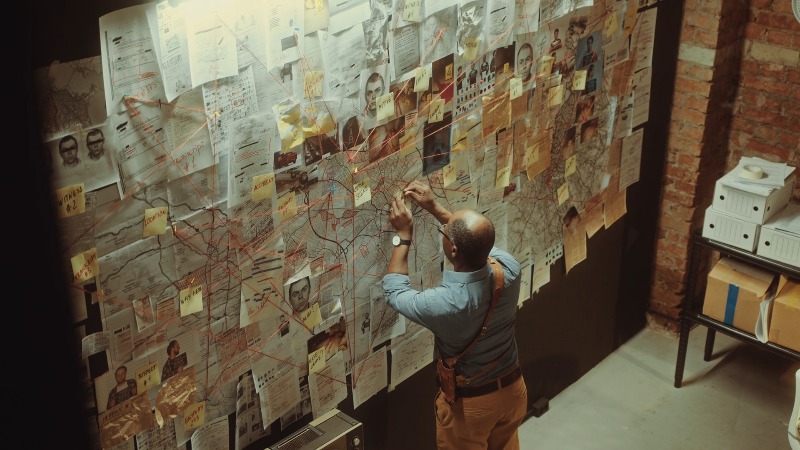 Pinning, Note, Detective, Investigation by Yuki Film – Stock Footage ...