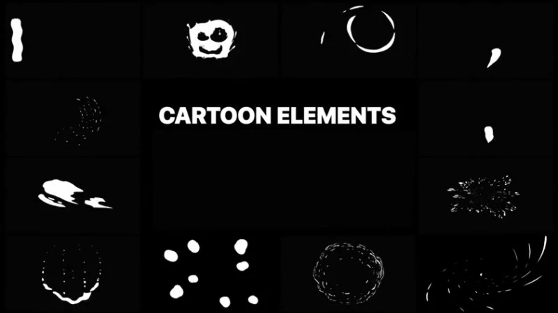 Simple Cartoon Elements video templates | Artlist