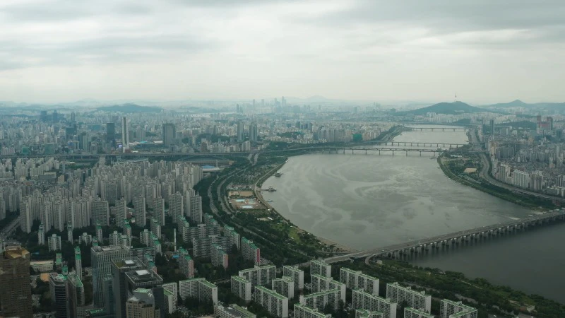 South Korea, Hun River, City, Seoul by Hugo Will – Stock Footage | Artlist