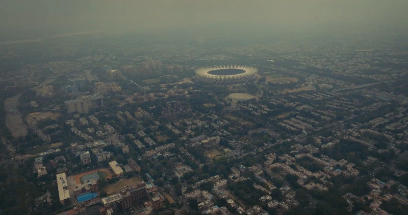 Drone, Delhi, India, Rooftops by Kai Dickson – Stock Footage | Artlist