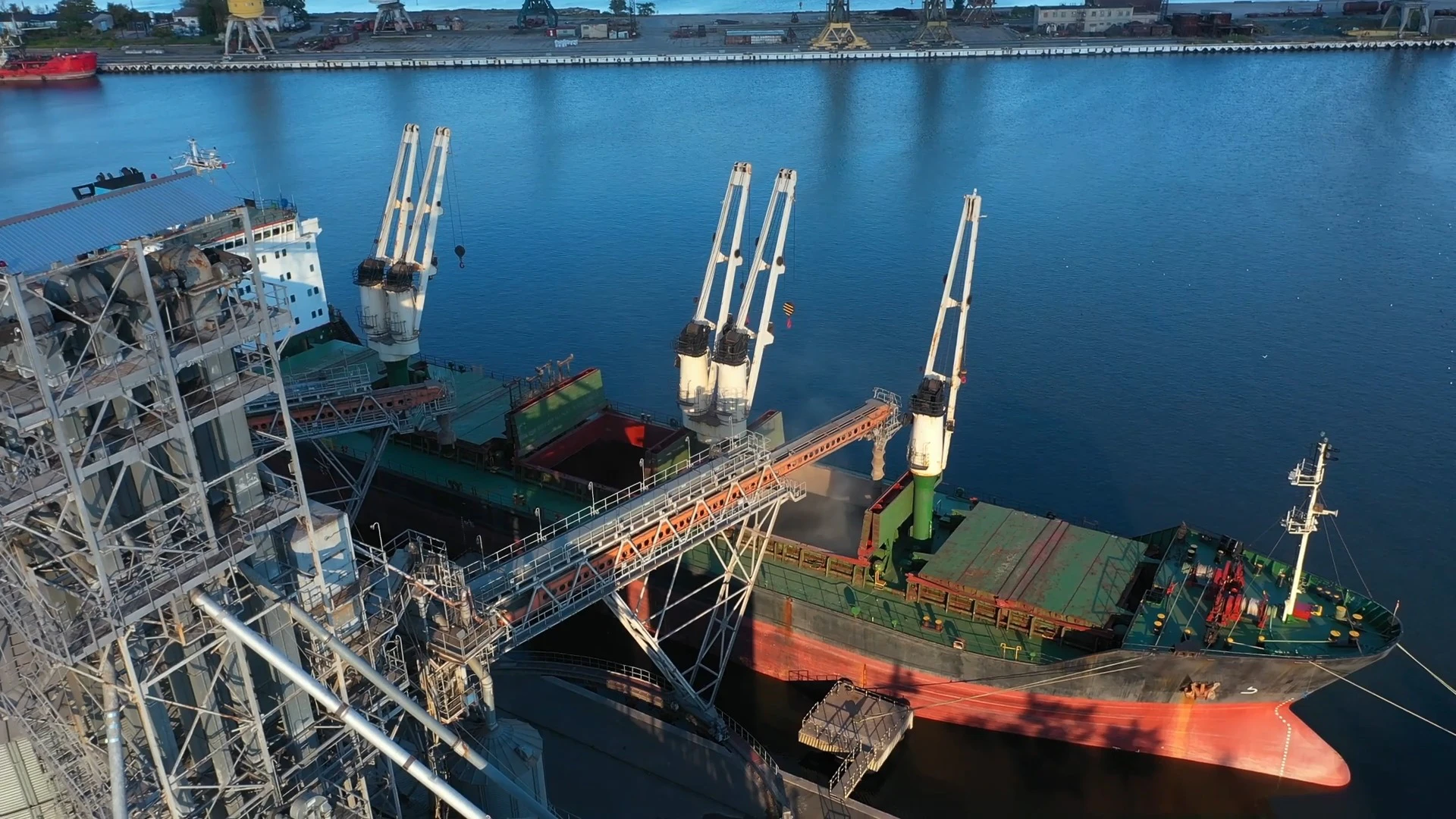 Discover grain-lifecycle-ship-loading, a story-driven footage | Artlist