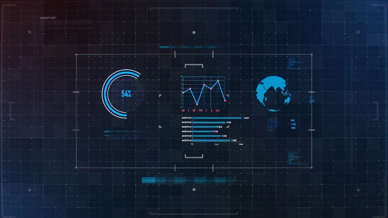 Growth, Analytics, Animated, Digital by Pressmaster – Stock Footage ...