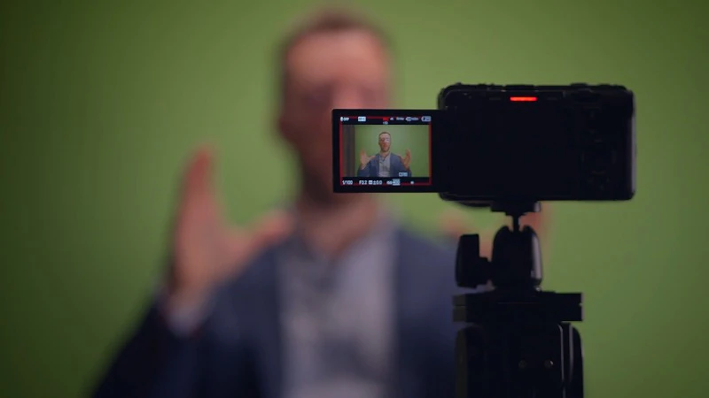 Man, Streaming, Talking, Camera by Animedias – Stock Footage | Artlist