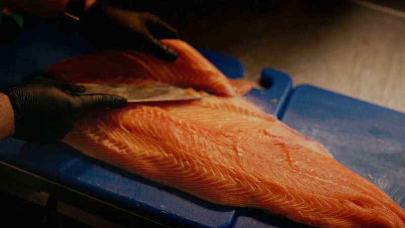 Cooking, Cutting, Preaparing, Fish by Cinematic Vision – Stock Footage ...