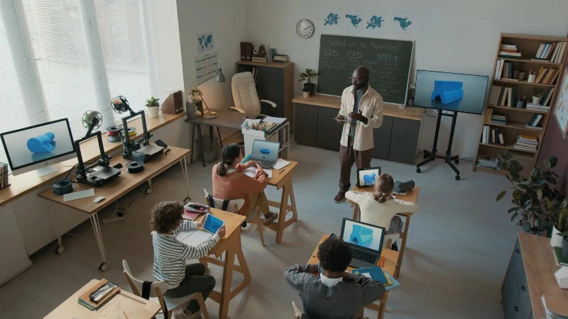 Teacher, Kids, Classroom, Modeling by AnnaStills – Stock Footage | Artlist